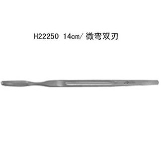 上海金钟鼻剥离器15cm 单头 弯双刃 头宽6